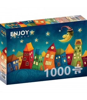 Puzzle da 1000 Pezzi - Fantasy Colorful Houses
