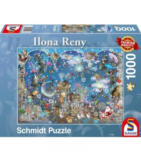 Puzzle da 1000 Pezzi - Ilona Reny: Il Cielo Azzurro di Natale