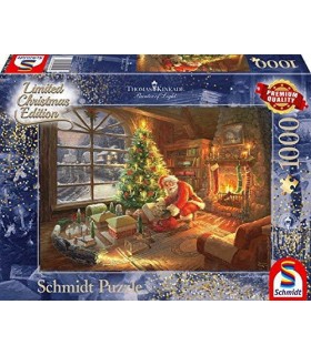 Puzzle da 1000 Pezzi - Thomas Kinkade: Babbo Natale Porta i Doni