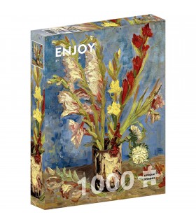 Puzzle da 1000 Pezzi - Vincent Van Gogh: Vase with Gladioli and Chinese Asters