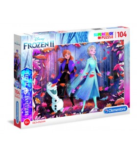 Puzzle da 104 pezzi Brilliant Puzzle Frozen 2