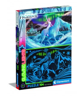 Puzzle da 104 Pezzi Frozen 2 Glowing Lights
