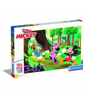 Puzzle da 104 Pezzi Maxi - Mickey and Friends