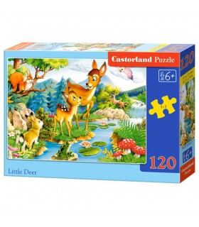 Puzzle da 120 Pezzi Piccoli Cervi