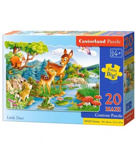 Puzzle da 20 Pezzi Maxi Sagomato - Piccoli Cervi