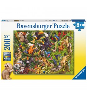 Puzzle da 200 Pezzi XXL - Giungla Vivace