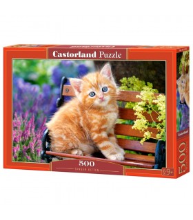 Puzzle da 500 Pezzi Gattino Rosso