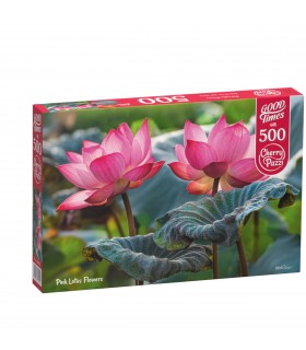 Puzzle da 500 Pezzi - Pink Lotus Flowers