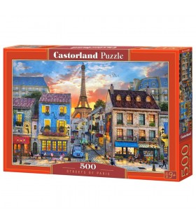 Puzzle da 500 Pezzi Strade di Parigi