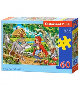Puzzle da 60 Pezzi Cappuccetto Rosso
