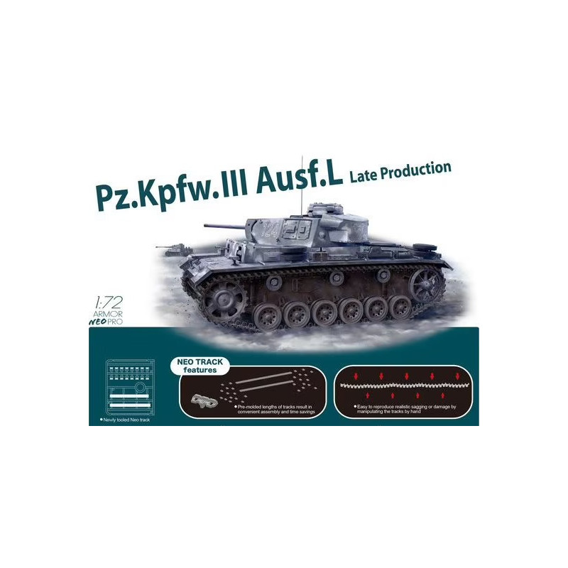 Pz.Kpfw.III Ausf.L produzione tardiva. DRAGON 7645