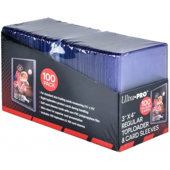 Regular Toploader (100 Pezzi + 100 Bustine Protettive) - Ultra Pro