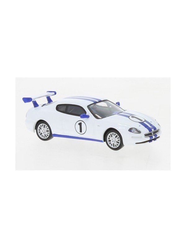 RICKO 38808 Scala HO Maserati 3200 GT Trofeo bianco/blù No.1 anno 2002