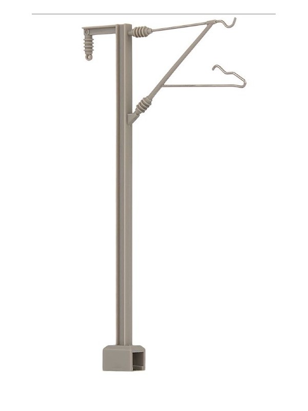 RIVAROSSI HC8035 Scala HO Palo per catenaria moderno profilo a T colore grigio