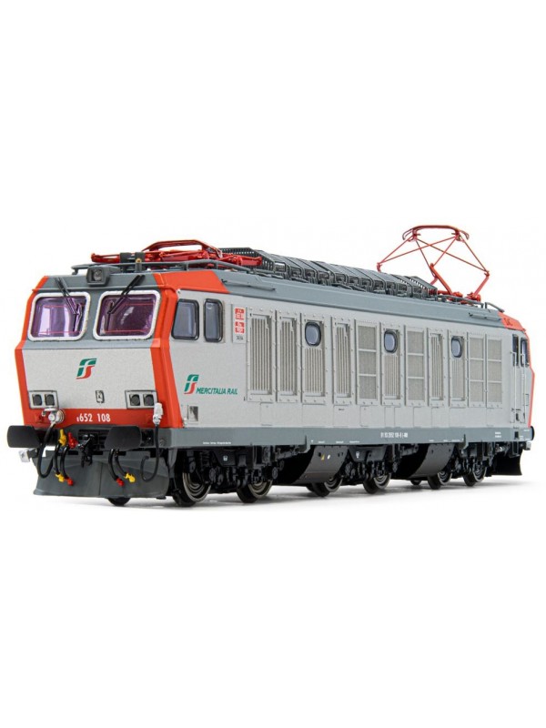 RIVAROSSI HR2797D Scala HO Digital Locomotiva elettrica E652 FS Mercitalia ep.VI