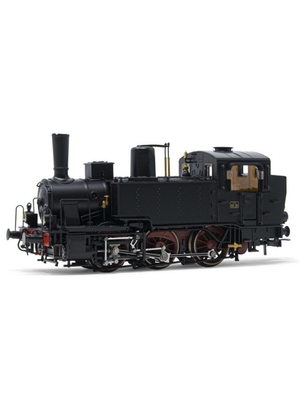 RIVAROSSI HR2917 Scala HO Locomotiva a vapore Gr. 835 FS con fanali a petrolio