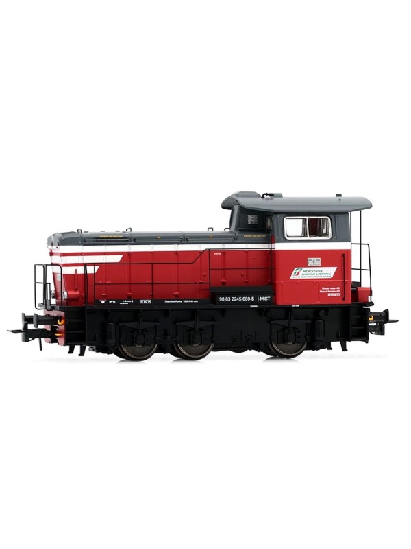RIVAROSSI HR2932 Scala HO Locomotiva Diesel da manovra gruppo 245 FS epoca VI