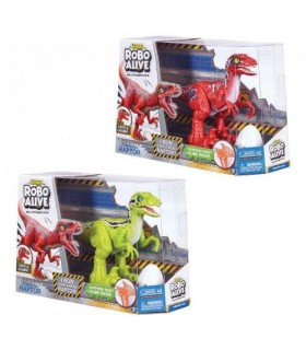 Robo Alive Velociraptor camminante con surprise Slime - 2 colori ass.