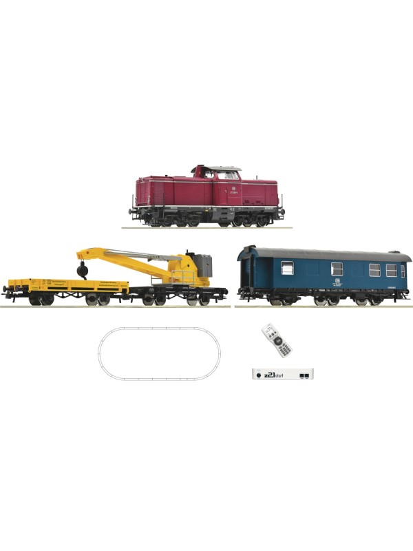 ROCO 5110004 Scala HO Digital Start set: Locomotiva diesel con treno cantiere