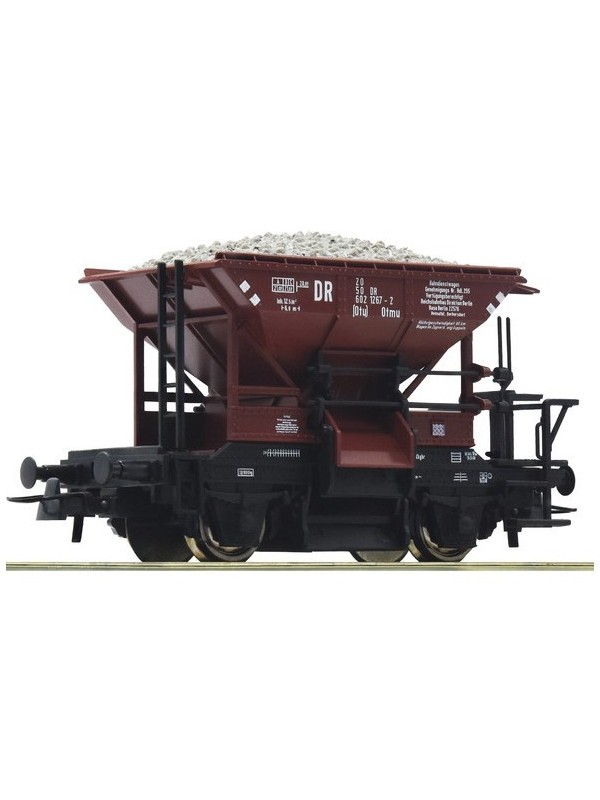 ROCO 56247 Scala HO Carro tramoggia Talbot a due assi trasporto pietrisco DR