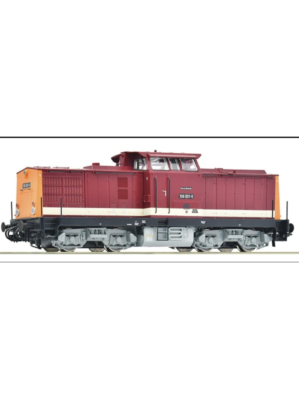 ROCO 70818 Scala HO Locomotiva Diesel gruppo 108 001 della DR con sound