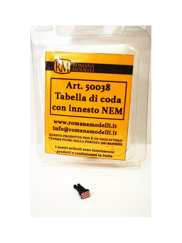 ROMANA MODELLI RM50038 Scala HO Tabella di coda con innesto NEM