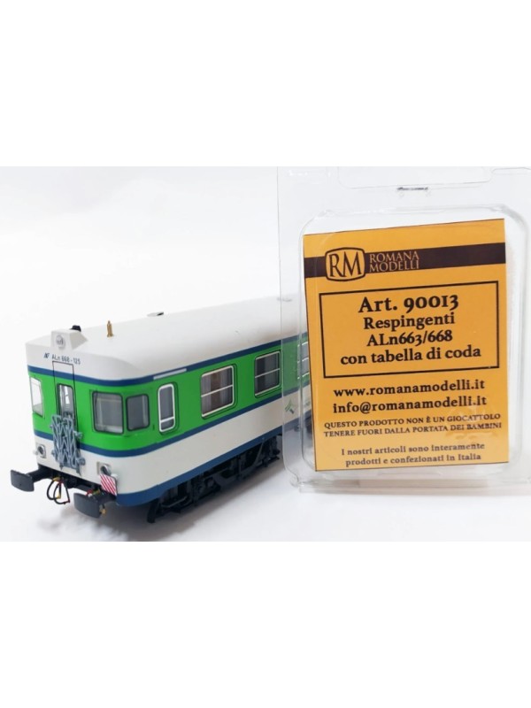 ROMANA MODELLI RM90013 Scala HO Respingenti ALn 663/668 con tabella di coda