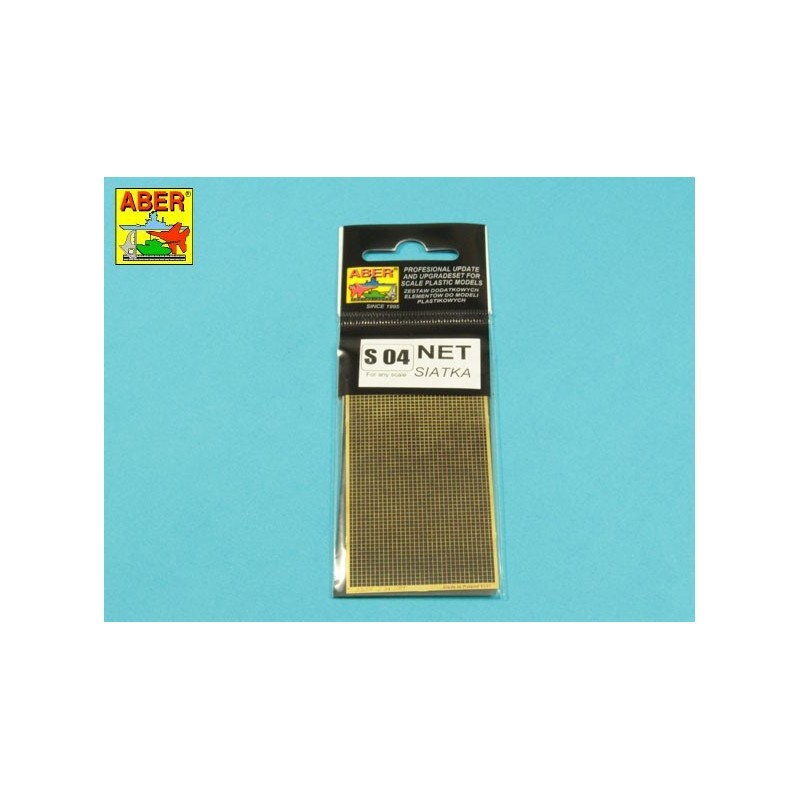 Pellicola fotoincisa: rossa 1,3 x 1,3 mm. ABER S-04