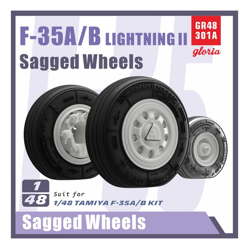 F-35A/B TAMIYA ruote. GLORIA MODEL GR48301A
