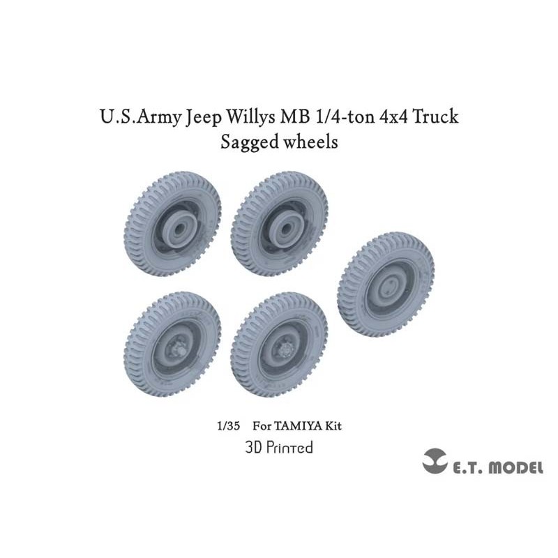Ruote per Jeep Willys MB 1/4 ton. E.T. MODEL P35-156
