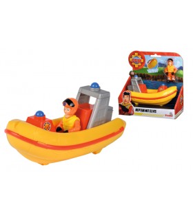 Sam il Pompiere - Gommone Neptune cm.17 con Personaggio Elvis