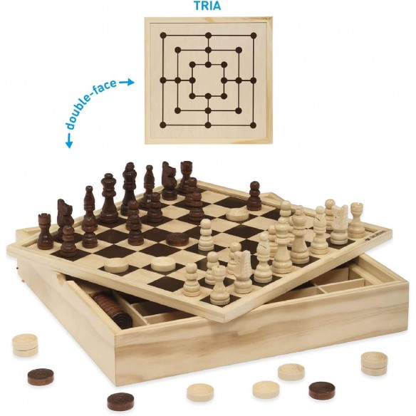 Scacchi Dama Tria - Pro (36cm)