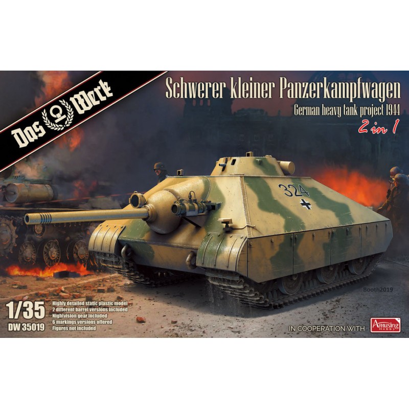 Schwerer kleiner Panzerkampfwagen (2in1). DAS WERK DW35019