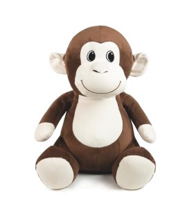 Scimmia Seduta H55cm - Imbottitura Materiale 100% Riciclato