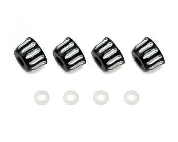 Serpent Tappi inferiori in alluminio per ammortizzatore (x4) SRX2 Gen3 500450