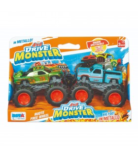 Set 2 pezzi die cast 4x4 drive monster die cast