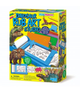 Set di Frottage Artistico: Dinosauri