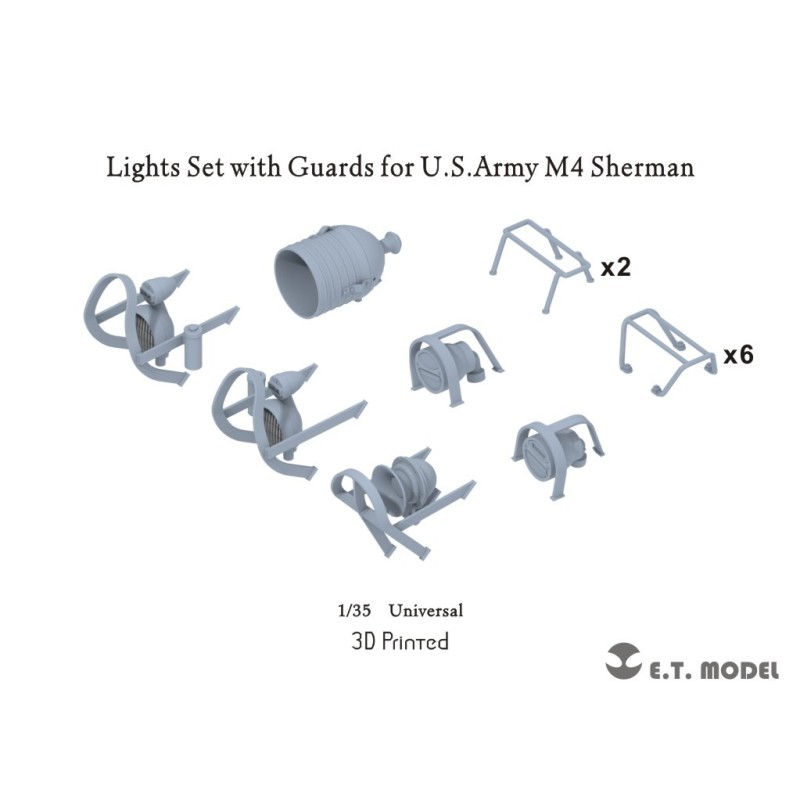 Set di luci per lo Sherman M4. E.T. MODEL P35-260