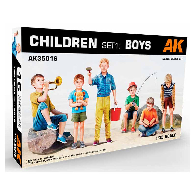 Set per bambini 1: ragazzi. AK INTERACTIVE AK35016
