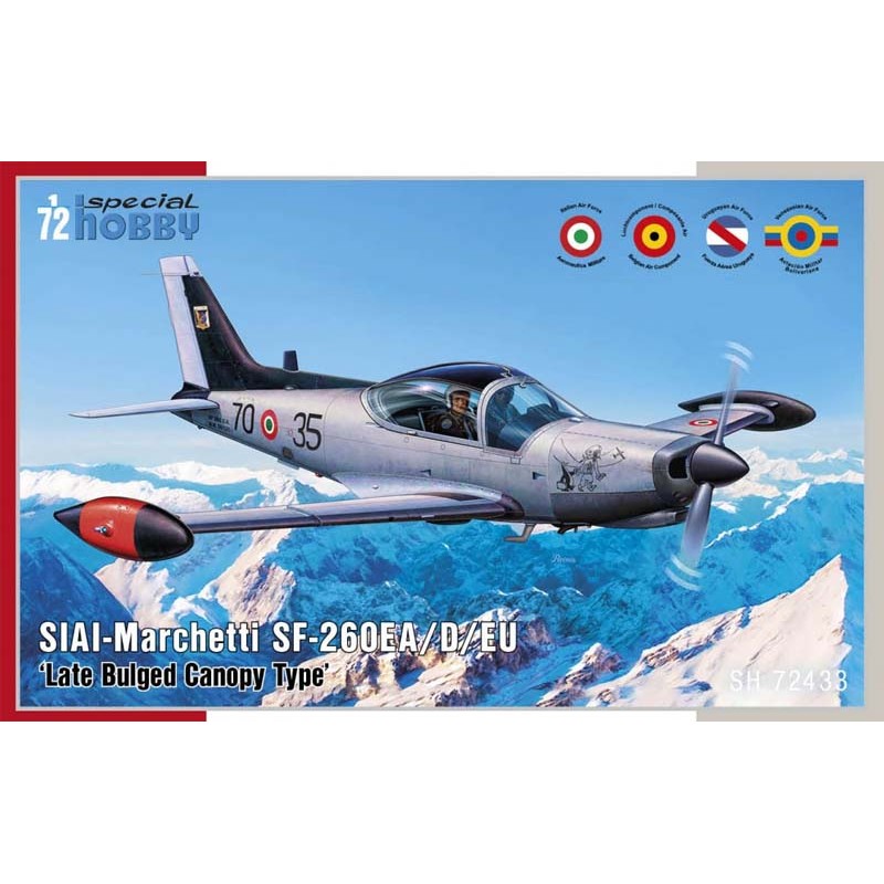 SIAI-Marchetti SF-260EA/D/EU. SPECIAL HOBBY SH72433