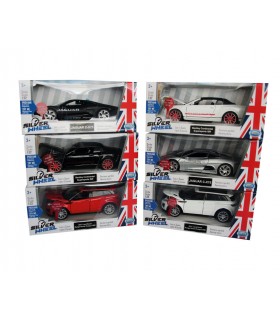 Silver Wheel - Auto inglesi a Licenza Scala 1:32, in die cast,  con funzione retrocarica, portiere e