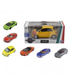 Silver Wheel - Auto italiane in die cast sc.1:28-1:36, luci e suoni, a retrocarica, portiere, cofan