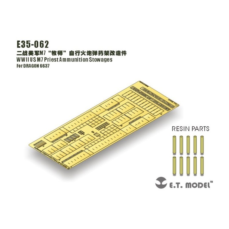 Area fotoincisa: SPG M7 Priest. E.T. MODEL E35-062
