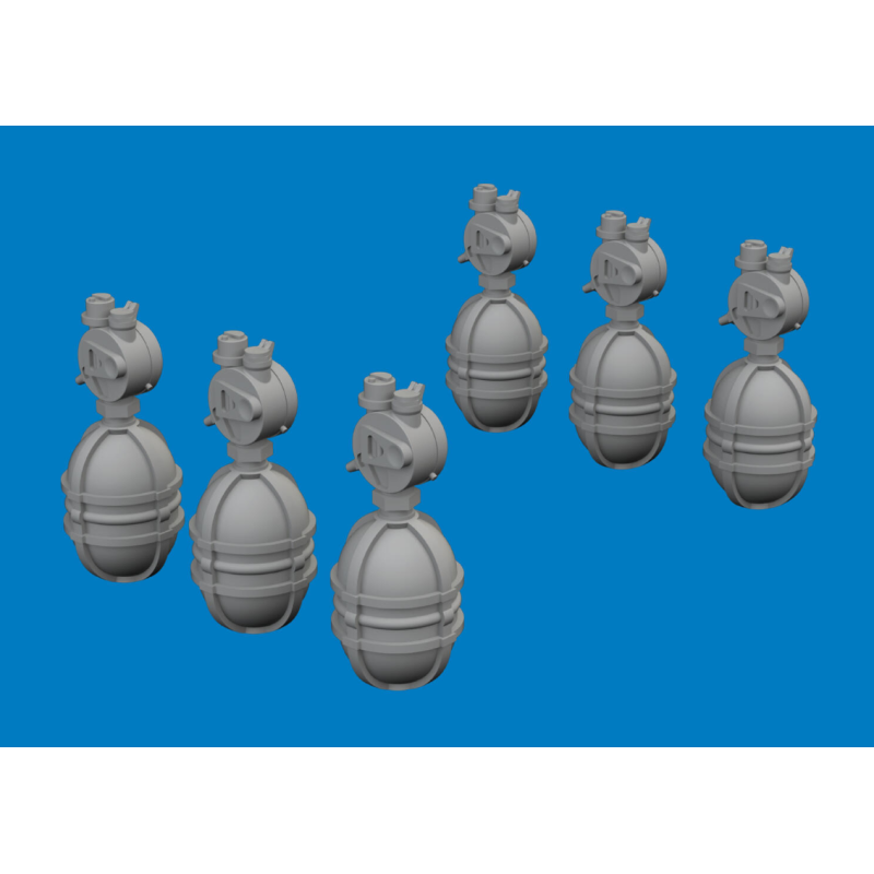 Stampa Pompa di ossigeno USAAF A4 della seconda guerra mondiale. EDUARD 672395