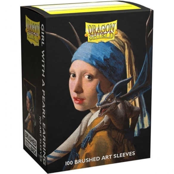 Standard - Brushed Art Girl with a Pearl Earring (100 Bustine) - Dragon Shield