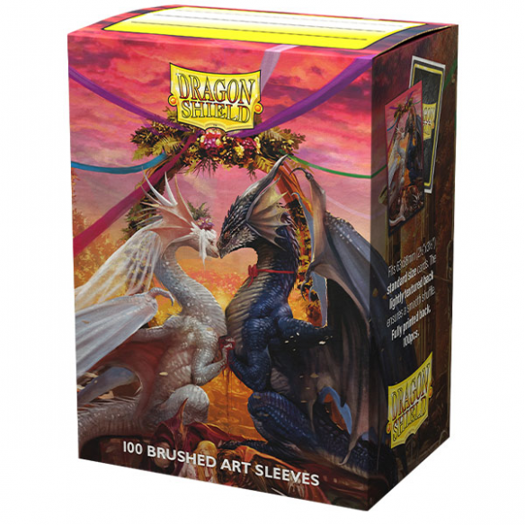 Standard - Brushed Art Valentine Dragons 2023 (100 Bustine) - Dragon Shield
