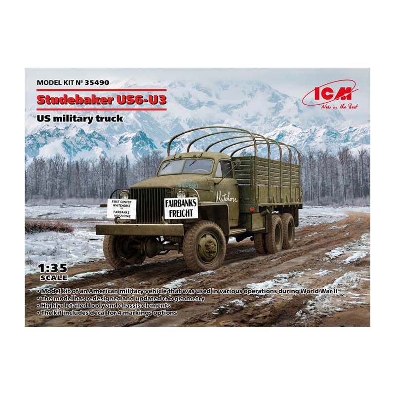 Camion militare Studebaker US6-U3. ICM 35490