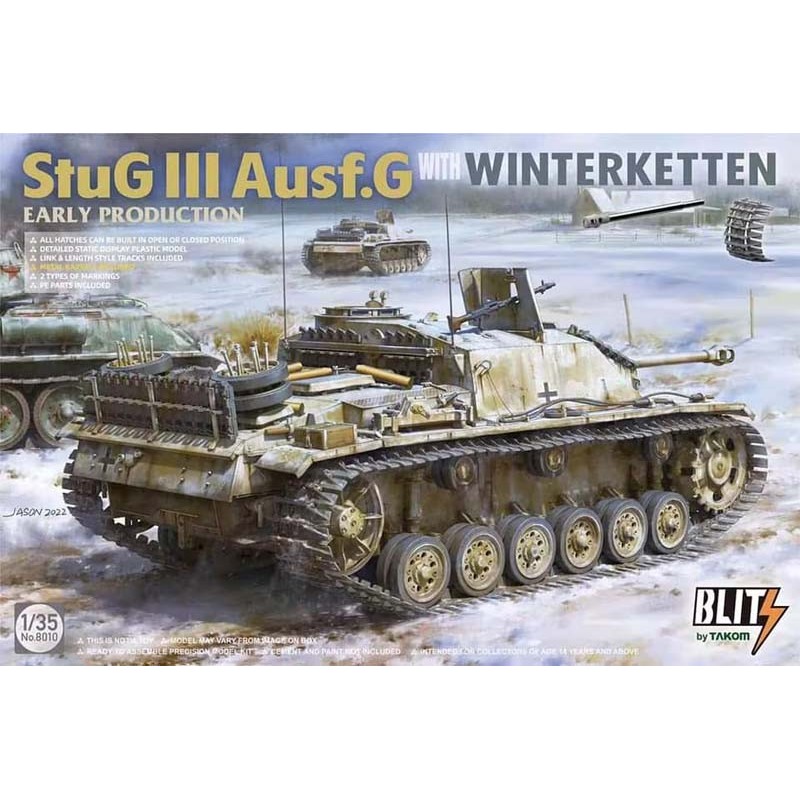 Stug. III Ausf.G, Winterketten. TAKOM 8010