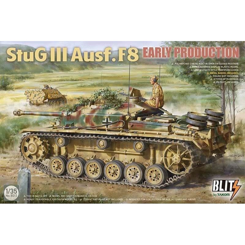 StuG.III Ausf.F8, produzione iniziale. TAKOM 8013