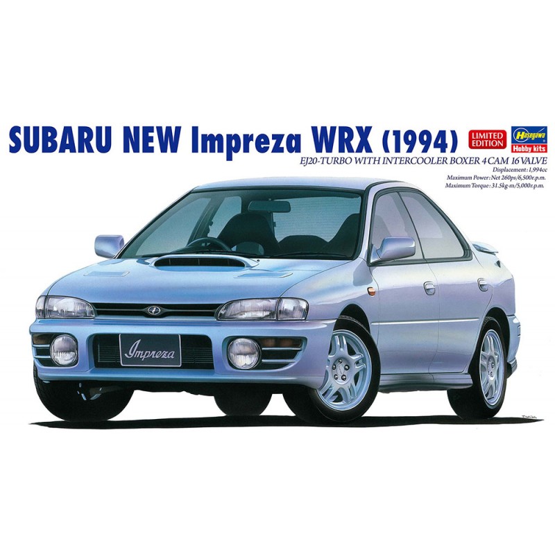 Subaru Nuova Impreza WRX. HASEGAWA 20675